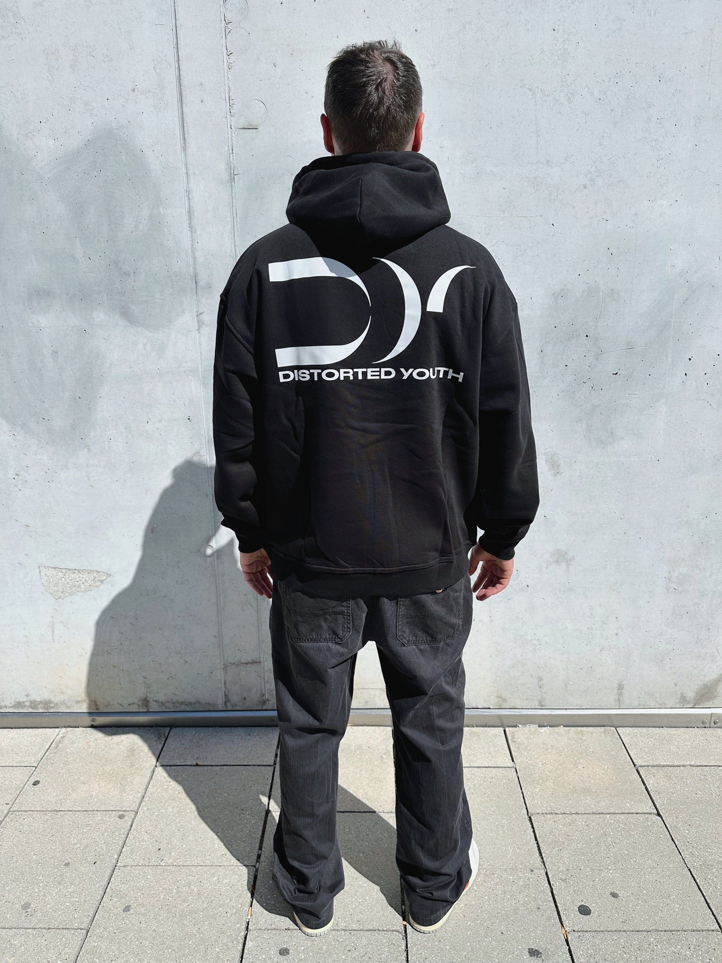 DISTORTED YOUTH Reflective Hoodie